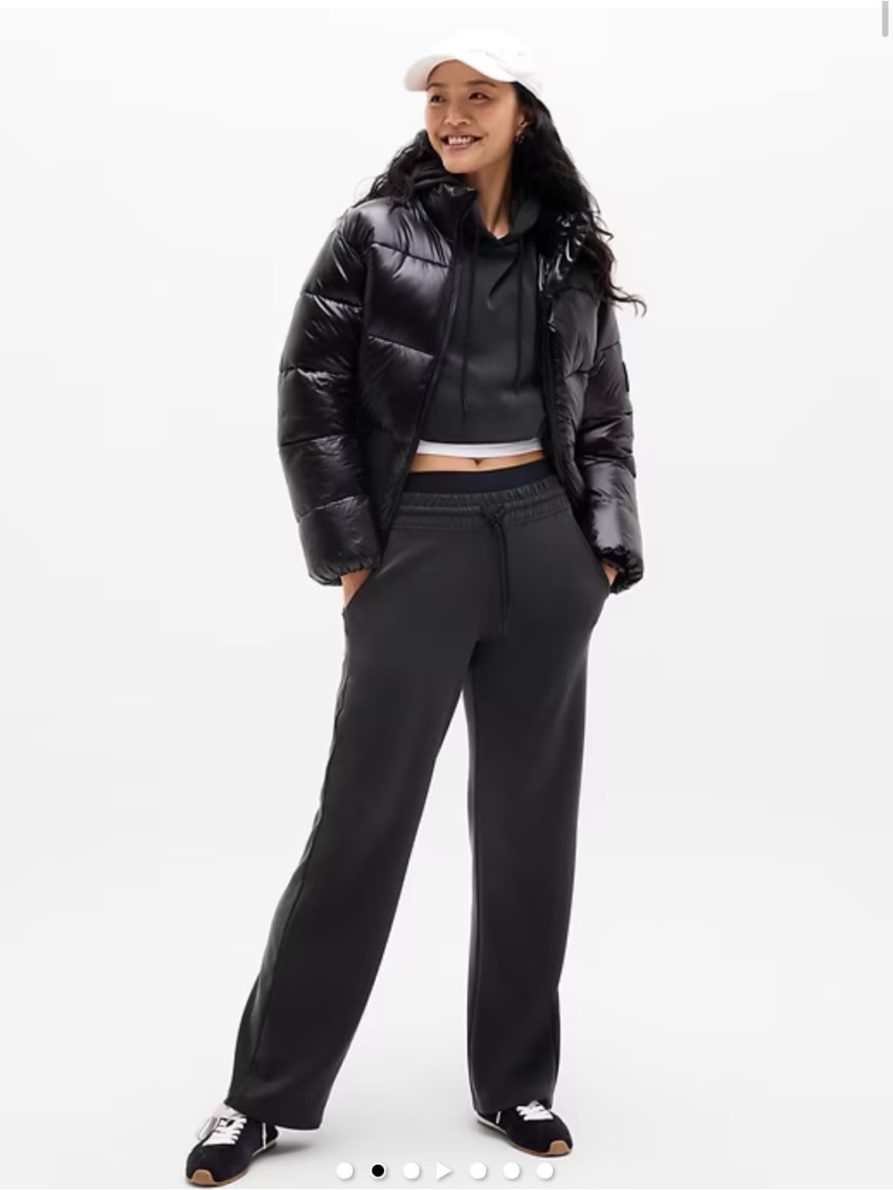Athleta Seasoft Mid Rise Straight Pant